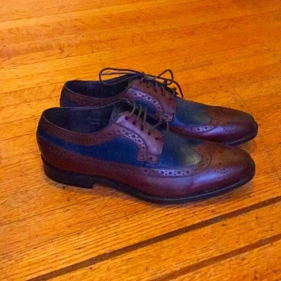 Mens Classic Marco Vittorio Wingtip Oxfords size 8.5. NEW in box! - Picture 2 of 5